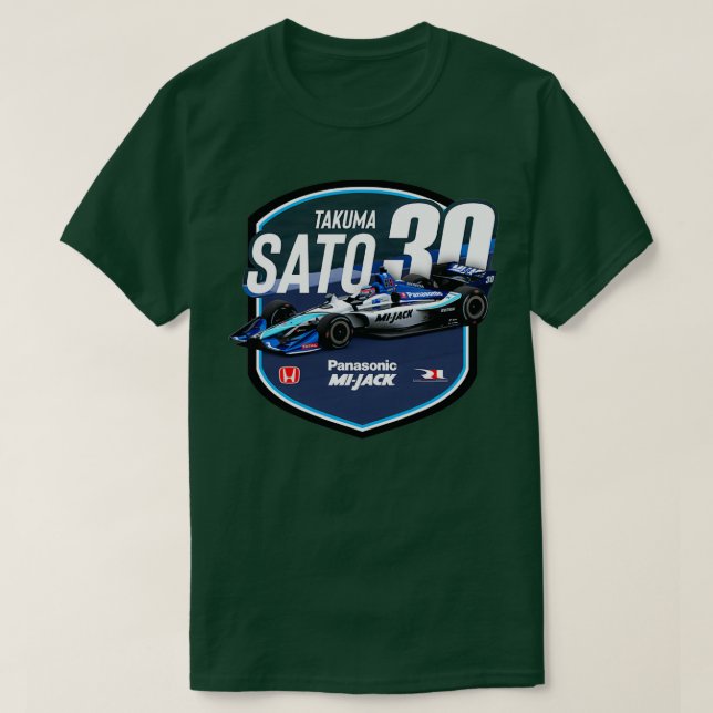 Takuma Sato 2019 road course  T-Shirt (Design Front)