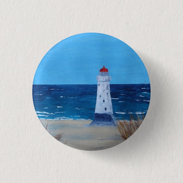 Talacre Lighthouse  3 Cm Round Badge (Front)