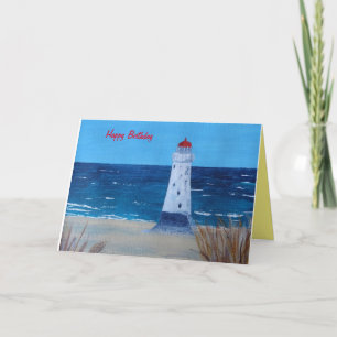 Talacre Lighthouse Acrylic Print Card