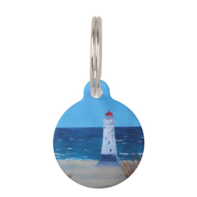 Talacre Lighthouse   Key Ring Pet Tag (Front)