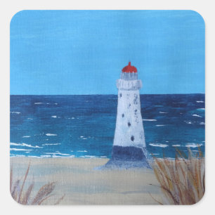 Talacre Lighthouse   Square Sticker