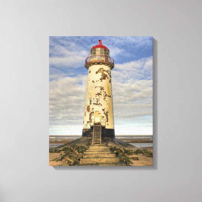 Talacre The Point of Ayr Lighthouse Canvas (Front)