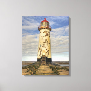 Talacre The Point of Ayr Lighthouse Canvas Print