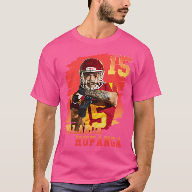 Talanoa Hufanga  Football T-Shirt (Front)