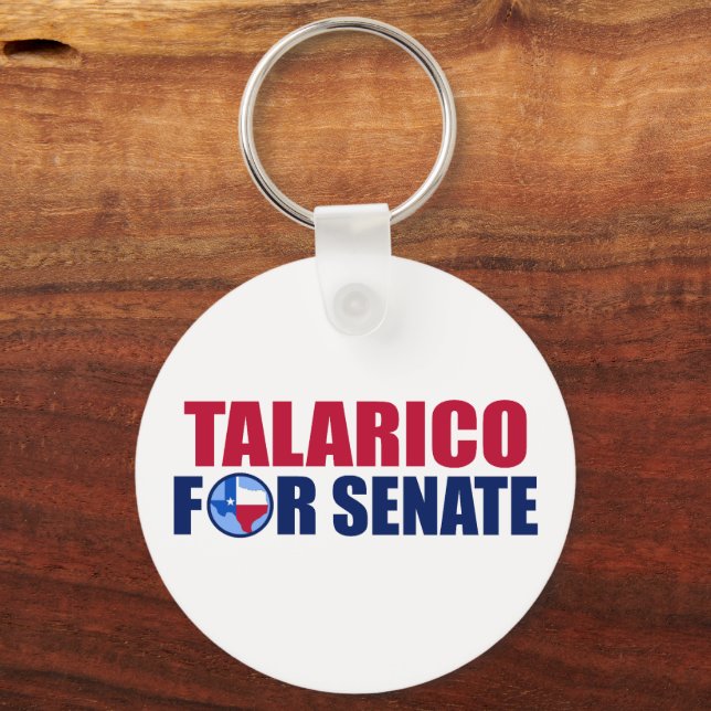 Talarico for Senate Texas 2026 Election Key Ring (Front)