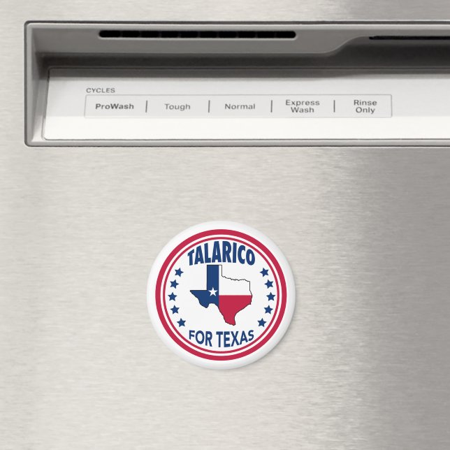 Talarico for Texas Blue Election Magnet (In Situ (Dishwasher))