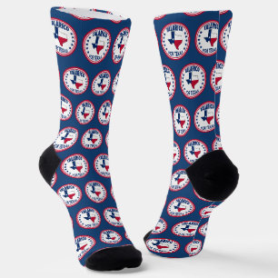 Talarico for Texas Cute Blue Election Socks