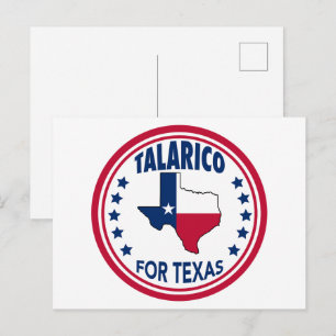 Talarico for Texas Patriotic Election Postcard