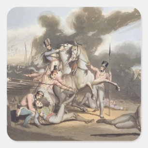 Talavera, 28th July 1809, from 'The Victories of t Square Sticker