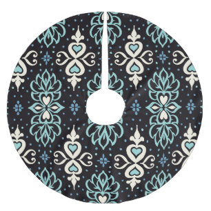 Talavera Azulejos Moroccan Tile Mosaic Brushed Polyester Tree Skirt