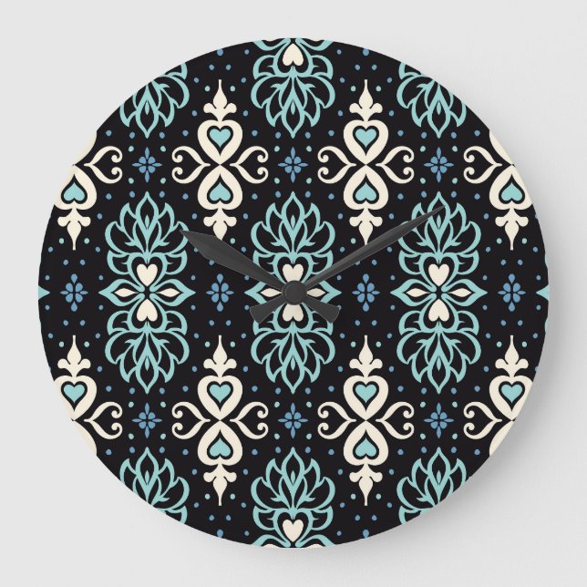 Talavera Azulejos Moroccan Tile Mosaic Large Clock (Front)
