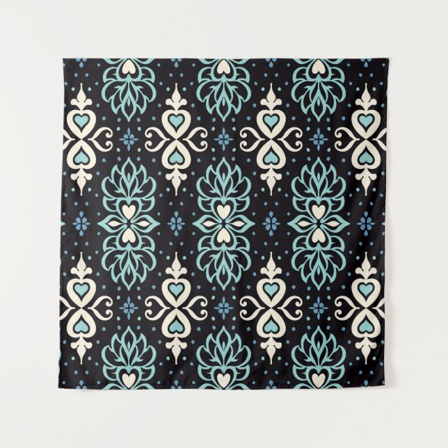 Talavera Azulejos Moroccan Tile Mosaic Tapestry (Front)