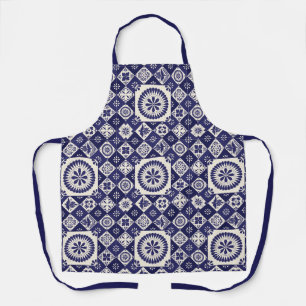 Talavera Blue Tile Apron