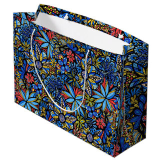 Talavera Bouquet Pattern Gift Bag