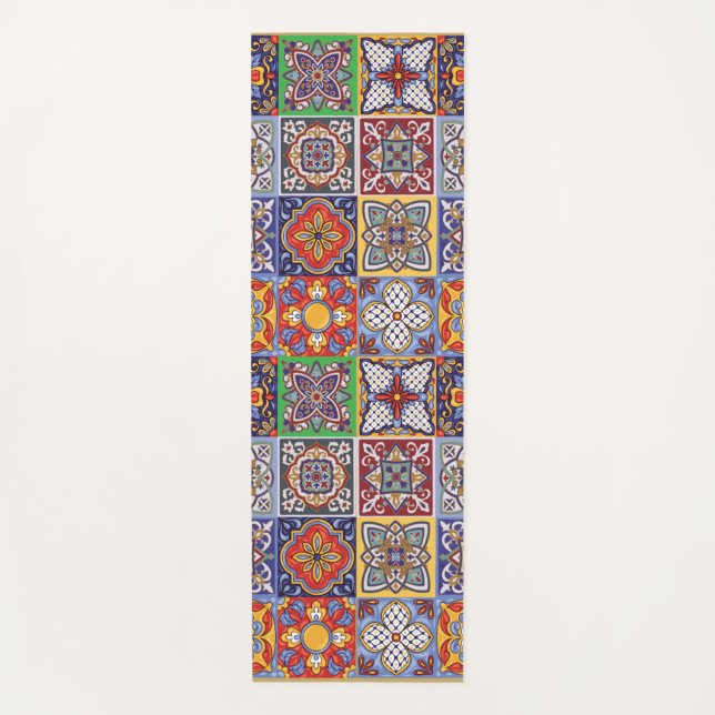 Talavera Design-1 Yoga Mat (Front)