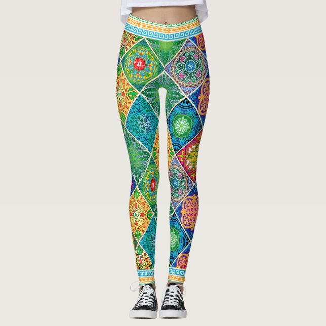 Talavera Design-2 Leggings (Front)
