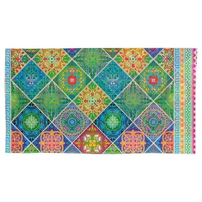 Talavera Design-2 Pillowcase (Front-Left)