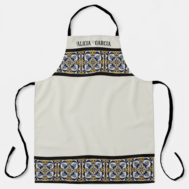 Talavera Fiesta Personalise Apron (Front)