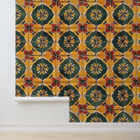 Talavera Green Mexican Tile look