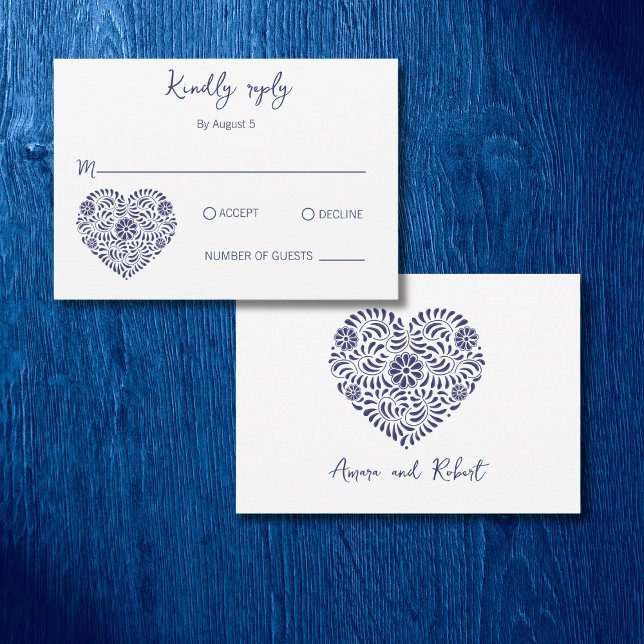 Talavera heart Flat Card (Creator Uploaded)