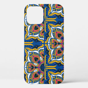 Talavera Indian Mosaic: Ceramic Seamless. iPhone 12 Case