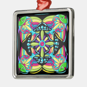 Talavera Metal Tree Decoration