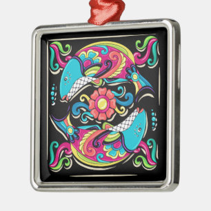 Talavera Metal Tree Decoration