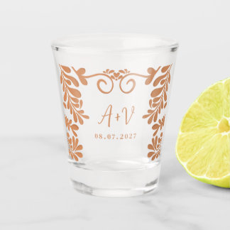 Talavera Mexican Wedding Fiesta Barro Party Favour Shot Glass