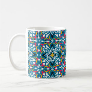 Talavera Mosaic: Multicultural Seamless Wallpaper. Coffee Mug