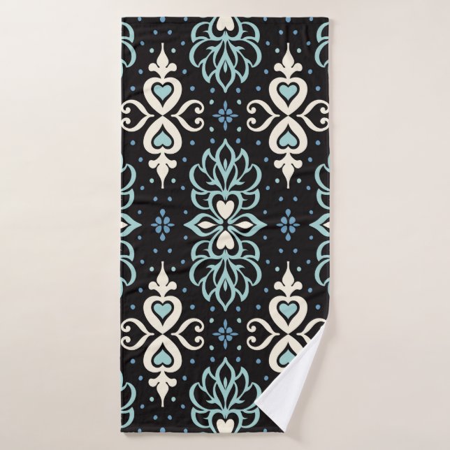 Talavera pattern. Azulejos portugal. Turkish ornam Bath Towel (Bath Towel)