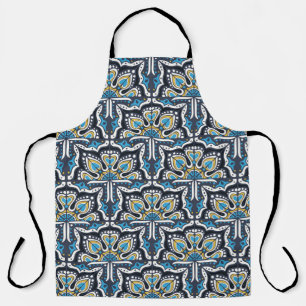 Talavera pattern. Indian patchwork. Azulejos portu Apron