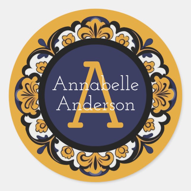 Talavera Personalize Sticker (Front)