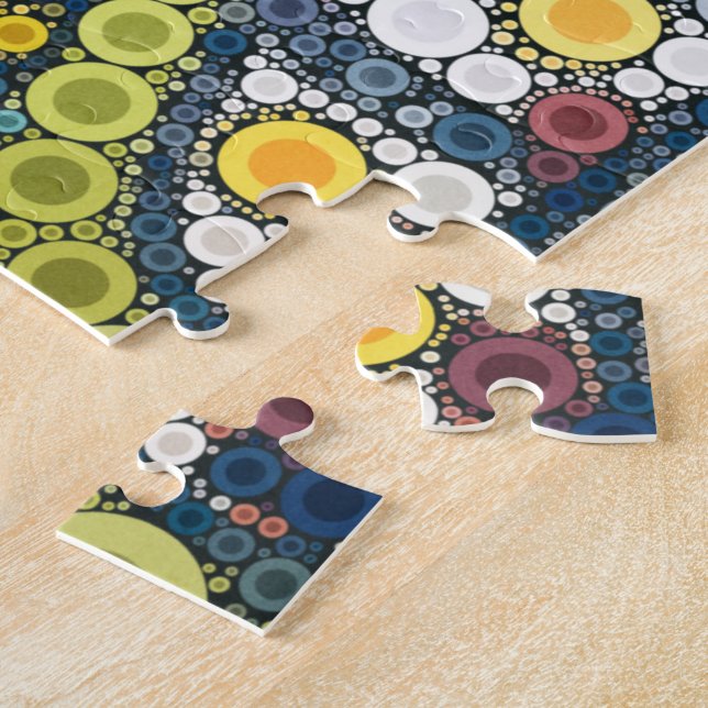 Talavera Pottery Colourful Southwest Photo Art Fun Jigsaw Puzzle (Side)