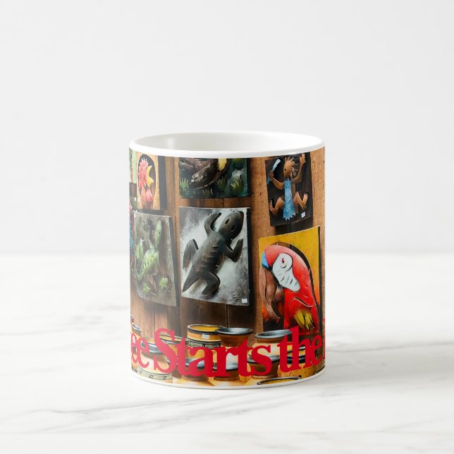Talavera Pottery Theme, Coffee Mug (Center)