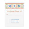 Talavera Spanish Tile Reply Card
