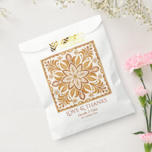 Talavera terracotta vintage Mexican wedding favour Bags