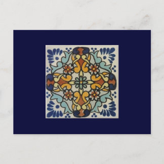 Talavera Tile 2 Post Card