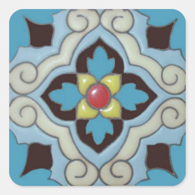 Talavera Tile 3 sticker (Front)