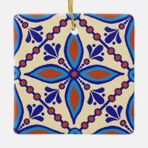 Talavera Tile Ceramic Ornament