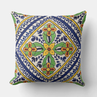 Talavera Tile Cushion