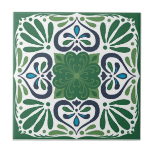 Talavera tile inspired