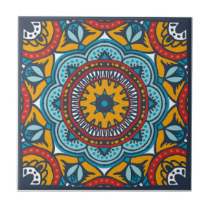 Talavera tile inspired