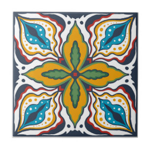 Talavera tile inspired