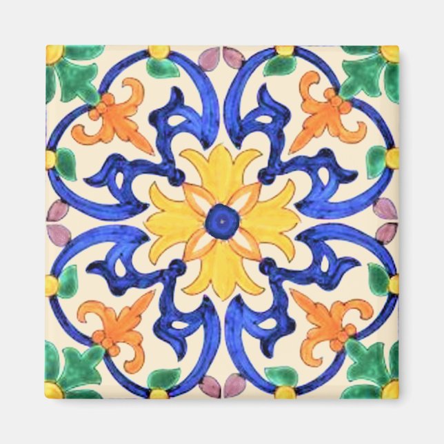 Talavera Tile Magnet (Front)