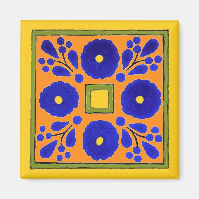 Talavera Tile Magnet (Front)