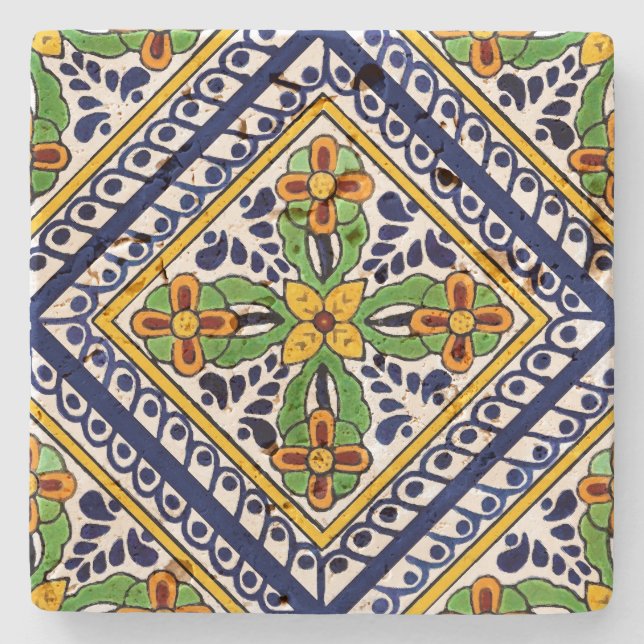 Talavera Tile Stone Coaster (Front)