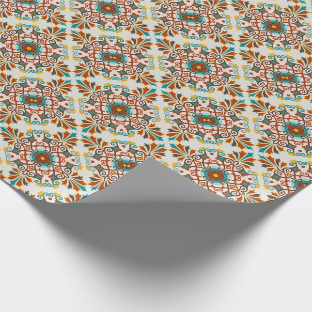 Talavera Tile Wrapping Paper (Corner)