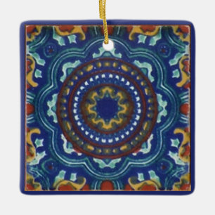 Talavera Tiles 2 Ceramic Ornament