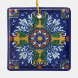 Talavera Tiles 3 Ceramic Ornament
