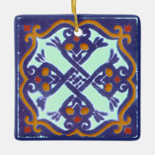 Talavera Tiles 4 Ceramic Ornament